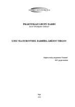Konspekts 'LSEZ SIA "Eurosteel" darbība ārējos tirgos', 1.