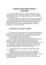 Referāts 'Latvija un Eiropas Savienība', 1.