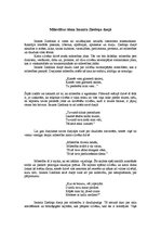 Eseja 'Mīlestības tēma Imanta Ziedoņa dzejā', 1.