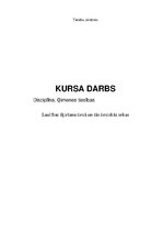 Prakses atskaite 'Laulības šķiršana tiesā un tās tiesiskās sekas', 1.