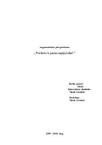 Eseja 'Vai krīze ir jaunu iespēju laiks?', 1.