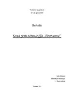 Referāts 'Sestā prāta tehnoloģija "Sixthsense"', 1.