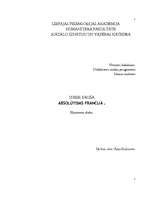 Referāts 'Absolūtisms Francijā', 1.