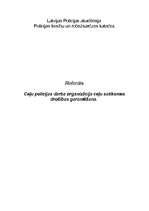 Referāts 'Ceļu policijas darba organizācija, ceļu satiksmes drošības garantēšana', 1.