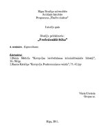 Konspekts 'D.Mežulis "Korupcijas ierobežošanas krimināltiesiskie līdzekļi" un R.Kārkliņa "K', 1.
