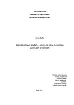 Referāts 'Nodarbinātība un bezdarbs – vienas no mūsu ekonomikas galvenajām problēmām', 1.