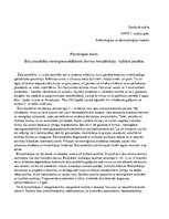 Eseja 'Bulbārais sindroms', 1.