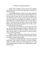 Eseja 'Sirdsapziņa ir zvērs ar nagiem, kas skrāpē sirdi', 1.