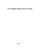 Referāts 'Krīzes vadība uzņēmumā', 1.