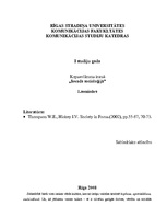 Konspekts 'Kultūra', 1.