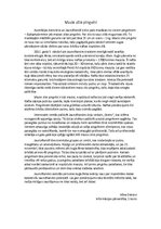 Eseja 'Mazie zilie pingvīni', 1.