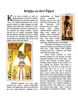 Konspekts 'Ēģiptiešu reliģija un kultūra', 4.