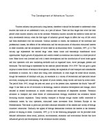 Referāts 'Development of Adventure Tourism', 1.
