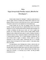 Eseja 'Sapņa interpretācija Novālisa romānā "Heinrihs fon Ofterdingens"', 1.