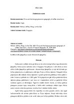 Konspekts 'Zinātniskā raksta analīze cilvēka ģeogrāfijā', 2.