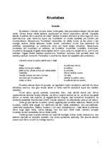 Referāts 'Krustabas', 1.