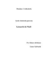 Referāts 'Izcila vēsturiska personība Leonardo da Vinči', 1.
