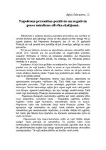 Eseja 'Napoleona personības iezīmes', 1.