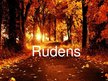 Prezentācija 'Rudens', 1.