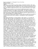 Eseja 'New Balance Athletic Shoes - A Case Study for Operation Management', 1.