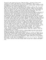 Eseja 'Still the Great Lovers', 1.