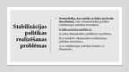 Prezentācija 'Vai politiķiem vajag censties stabilizēt ekonomiku?', 10.