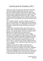 Eseja 'Amerika pirms Kolumba', 1.