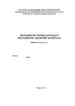Referāts 'Ieguldījumu fondi Latvijā un ieguldījumu apliecību kotēšana', 1.