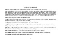 Konspekts 'Latvija 20.gadsimtā', 1.