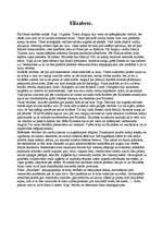Eseja 'Elizabete', 1.