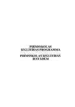 Diplomdarbs 'Pirmsskolas izglītības attīstība Latvijā un Latgalē no 1755. līdz 2006.gadam', 85.