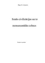 Referāts 'Senās civilizācijas un to monumentālās celtnes', 1.