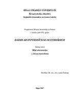 Konspekts 'Darbs ar informācijas materiāliem', 1.