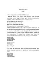 Konspekts 'Veronikas Strēlertes dzejas analīze', 1.
