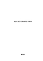 Referāts 'Latviešu tautas deja latviešu godos - kāzās', 1.