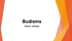 Prezentācija 'Budisms', 1.