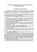 Referāts 'Ieguldījumu sabiedrības "Hansa fondi" finansiālā stāvokļa analīze', 1.