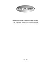 Referāts 'AS "Grindeks" finanšu izpēte un novērtējums', 1.