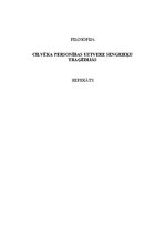 Referāts 'Cilvēka personības uztvere sengrieķu traģēdijās', 1.