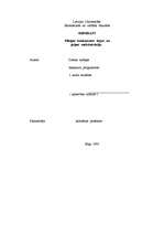 Referāts 'Pilnīgas konkurences tirgus un peļņas maksimizācija', 1.