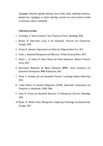 Eseja 'Mājturība: ikdienas prakses, ekonomija un ilgtspēja', 5.