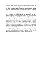 Eseja 'Customer Service', 2.