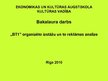 Prezentācija '"BT1" organizēto izstāžu un to reklāmas analīze', 1.