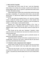 Referāts 'Milana Kunderas daiļrades raksturojums', 3.