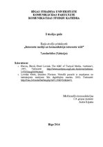 Konspekts 'Taktiskie mediji un interneta aktīvisms', 1.