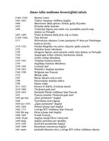 Konspekts 'Hronoloģiksā tabula par jaunajiem laikiem', 1.