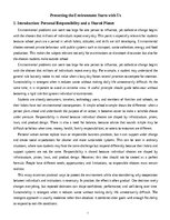 Eseja 'Protecting the Environment Starts with Us', 1.