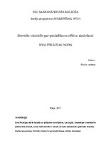 Referāts 'Sieviešu viedoklis par piedalīšanos olšūnu ziedošanā', 1.