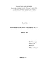 Konspekts 'Maternitātes aizsardzības konvencijas analīze', 1.