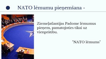 Prezentācija 'NATO - Ziemeļatlantijas Līguma organizācija', 6.